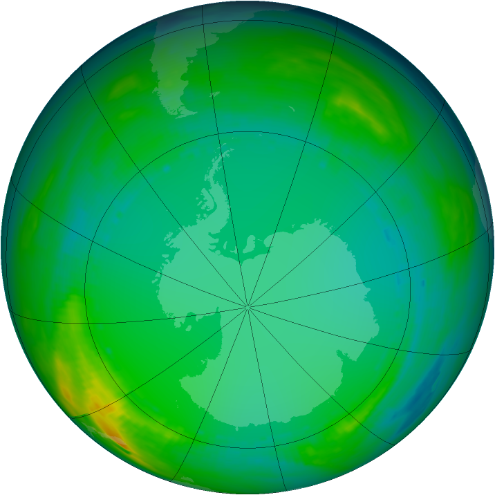 Ozone Map 1984-07-14
